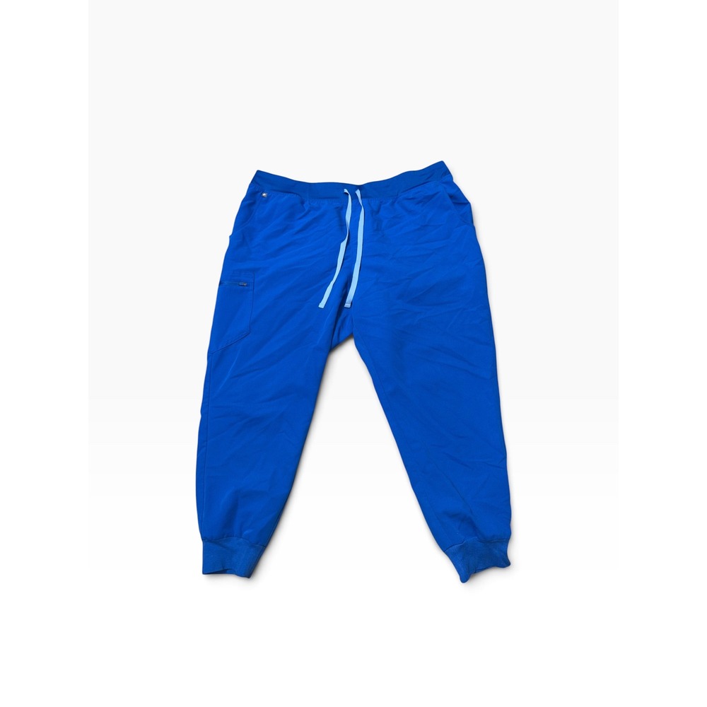 FIGS Zamora Technical Collection Women 3XL Royal Blue Scrub Jogger Pants